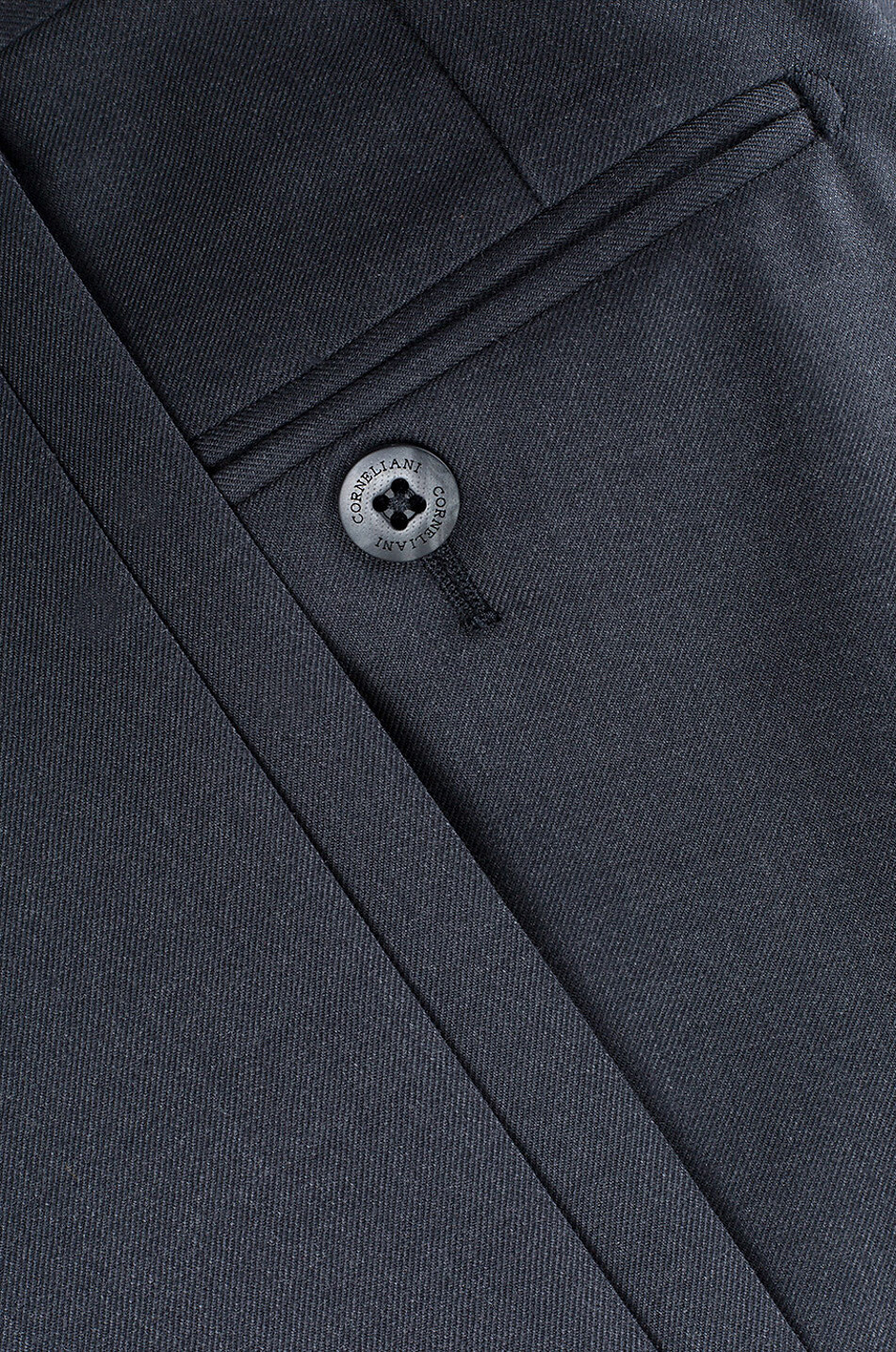 CORNELIANI Klassische Hose aus Schurwolle Herren DUNKELGRAU 3