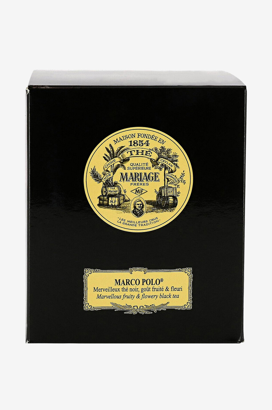 MARIAGE FRERES Boîte de thé Marco Polo Maison NOIR 2