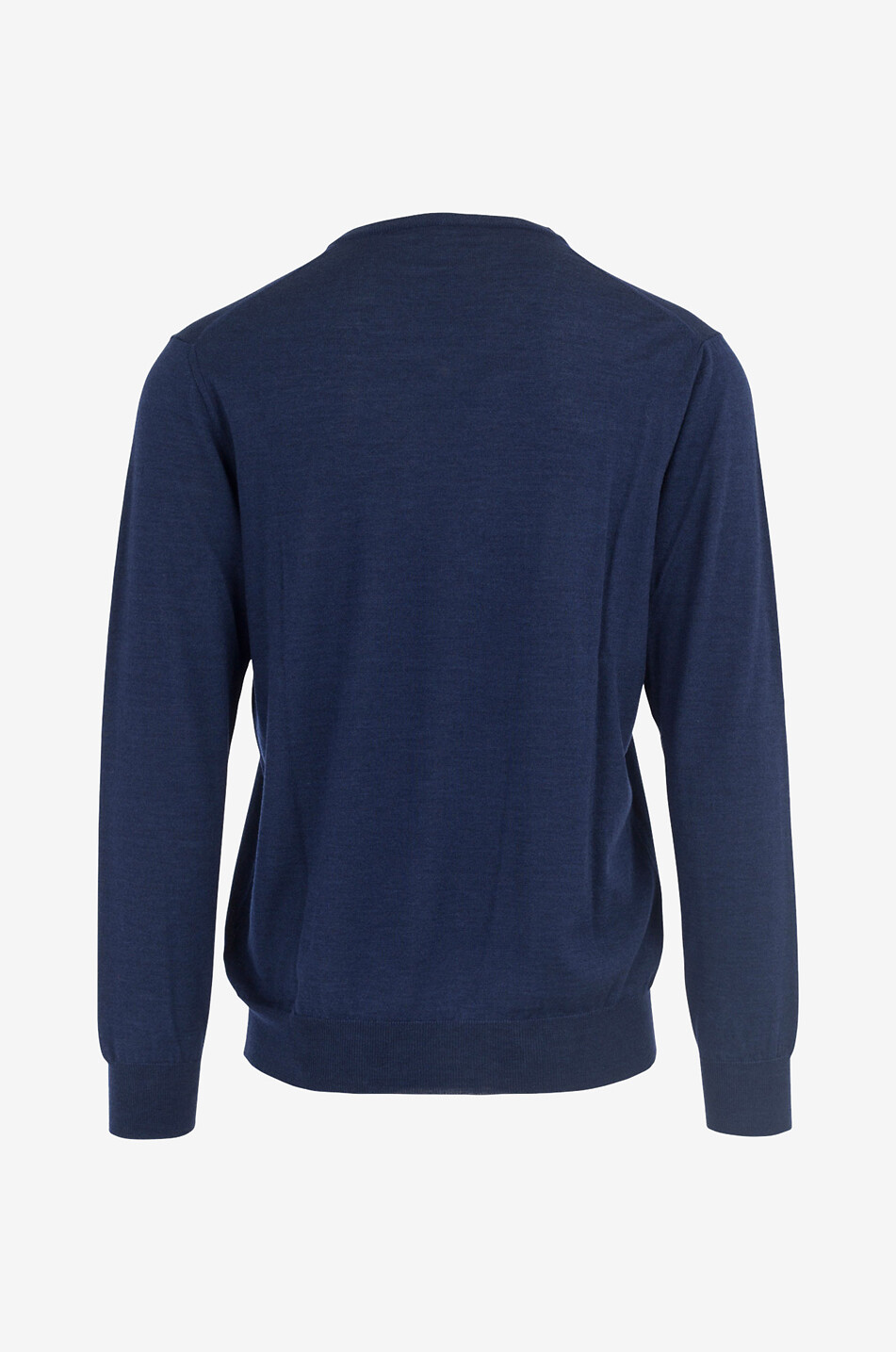 BONGÉNIE Pull léger en laine mérinos et soie Homme BLEU 2