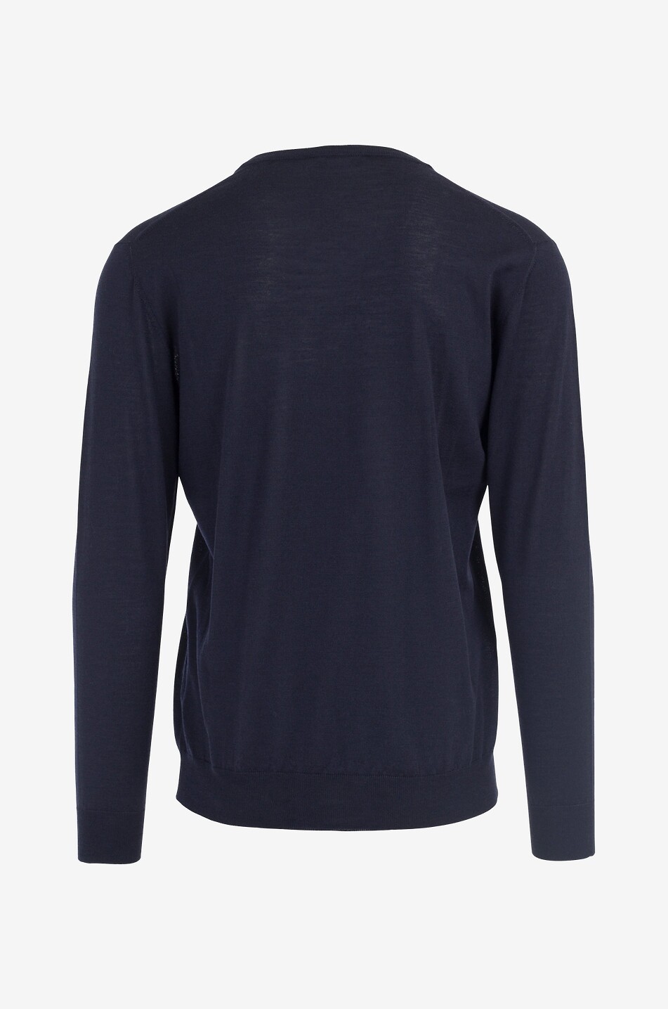 BONGENIE Light-weight merino wool and silk jumper Men DARK BLUE 2