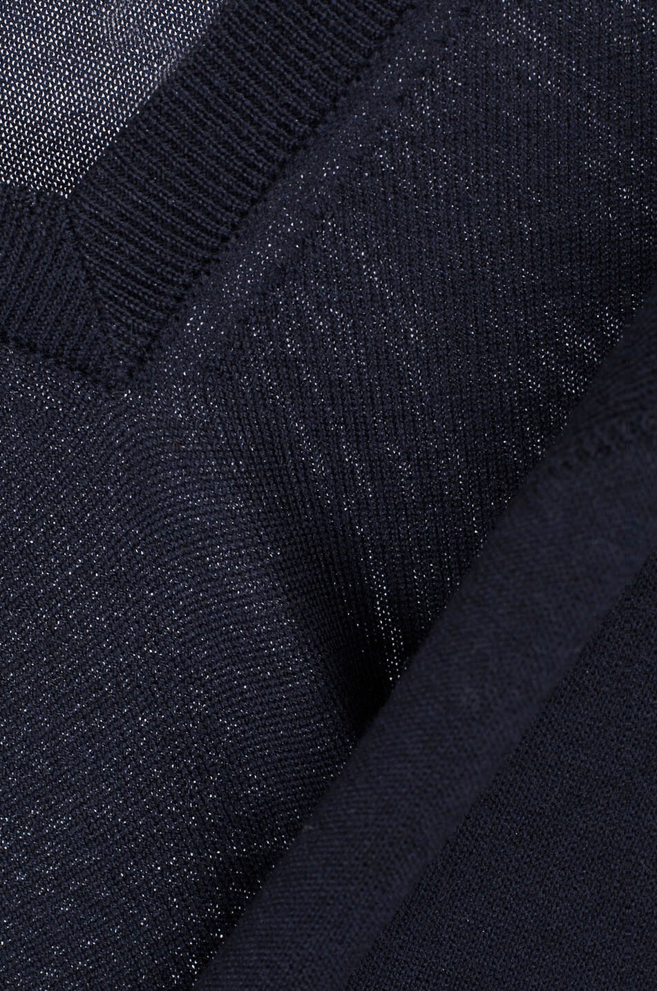 BONGENIE Light-weight merino wool and silk jumper Men DARK BLUE 3