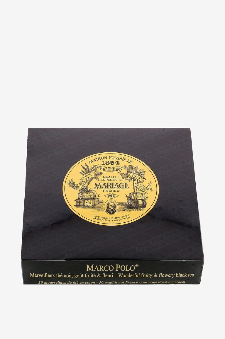 MARIAGE FRERES Marco Polo muslin tea sachets Home BLACK 1