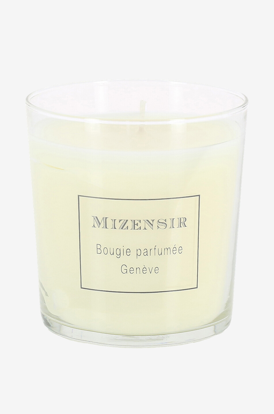 MIZENSIR Bougie parfumée Bois du Tibet Maison BLANC 1