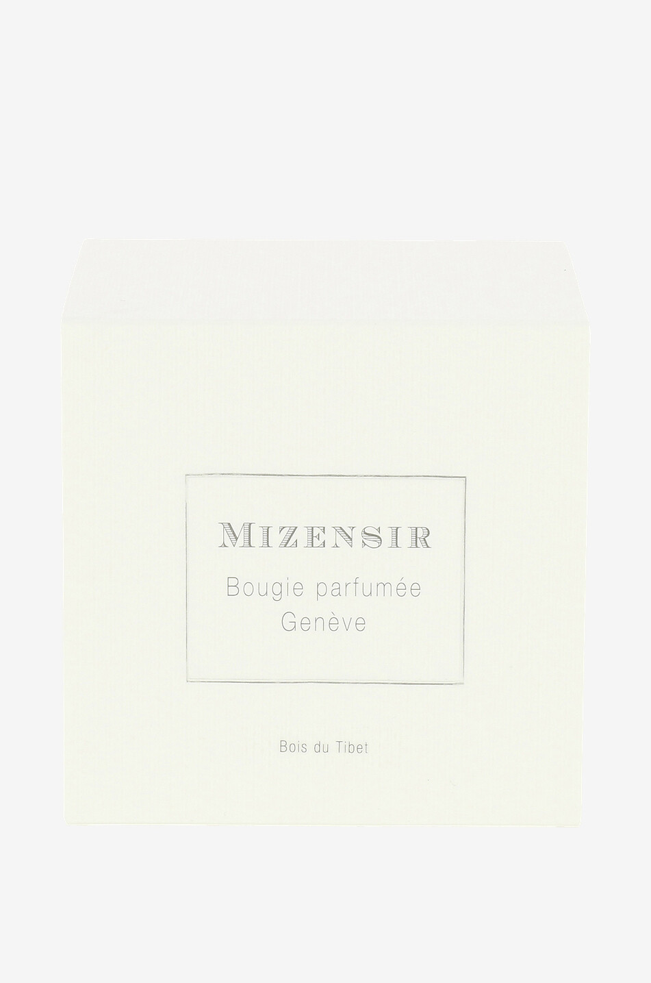MIZENSIR Bougie parfumée Bois du Tibet Maison BLANC 2