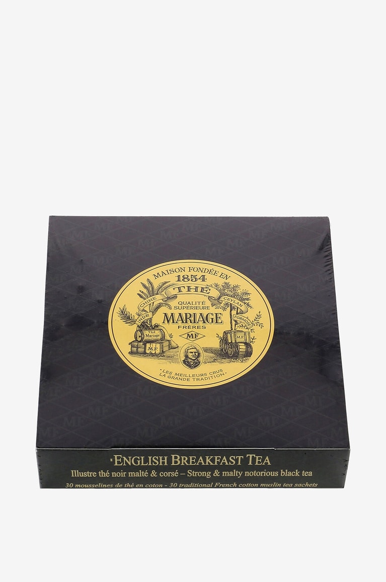MARIAGE FRERES English Breakfast Tea muslin sachets Home BLACK 1