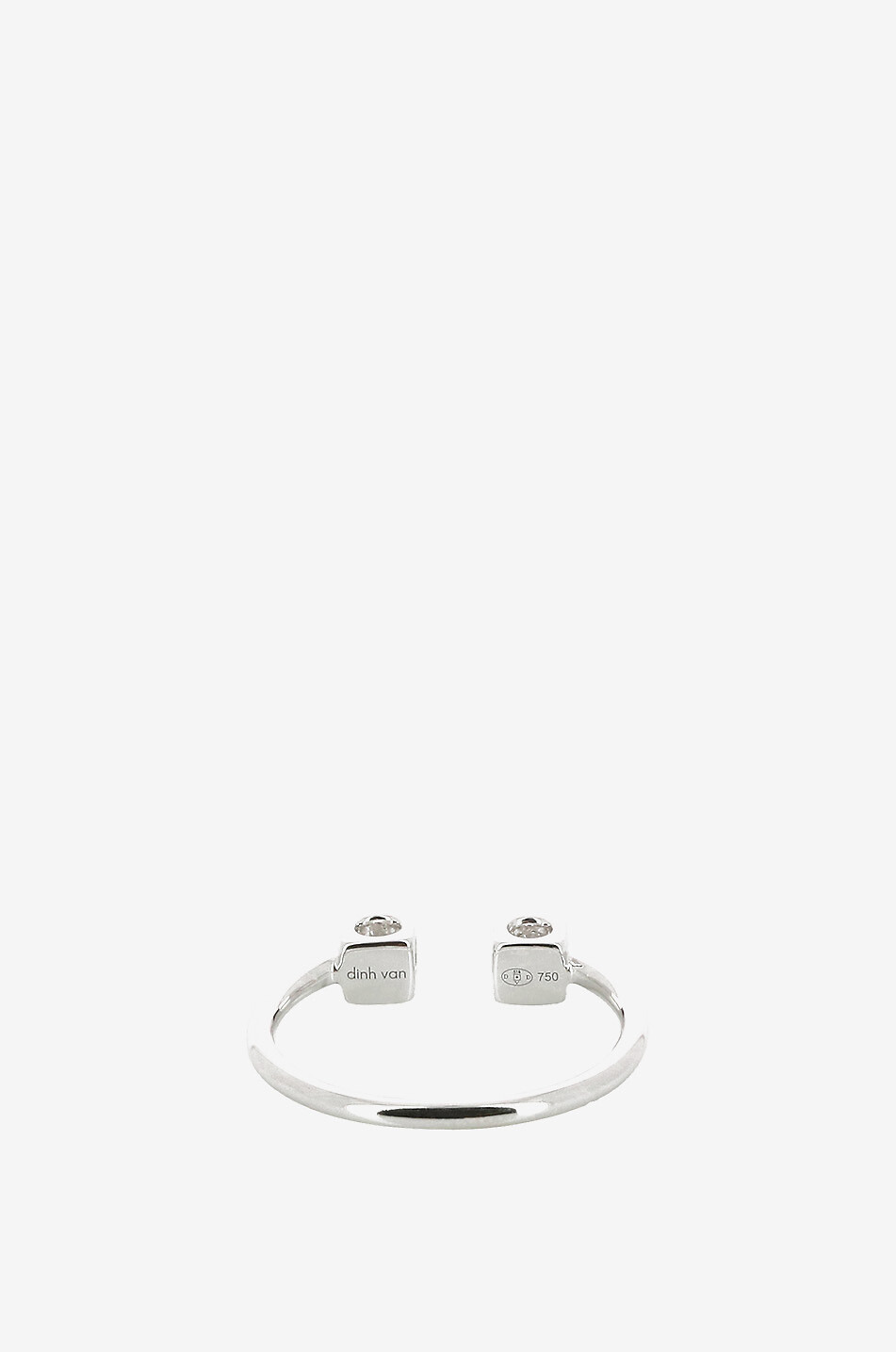 Le Cube Diamant white gold ring DINH VAN WHITE Bongénie