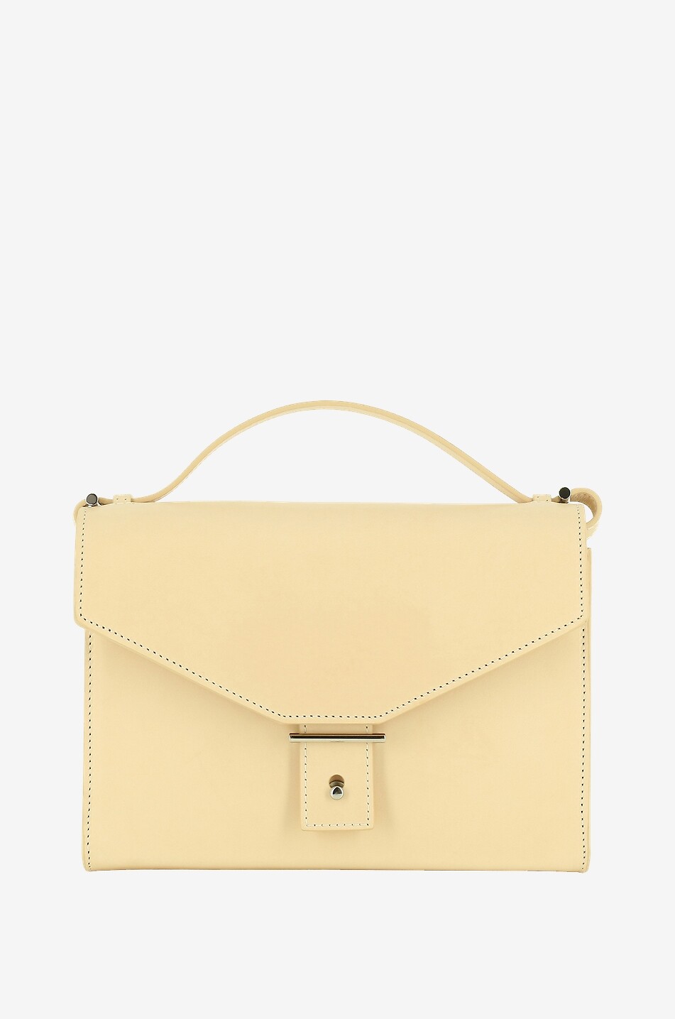 PB 0110 Schultertasche aus Leder AB 31 Damen BEIGE 1