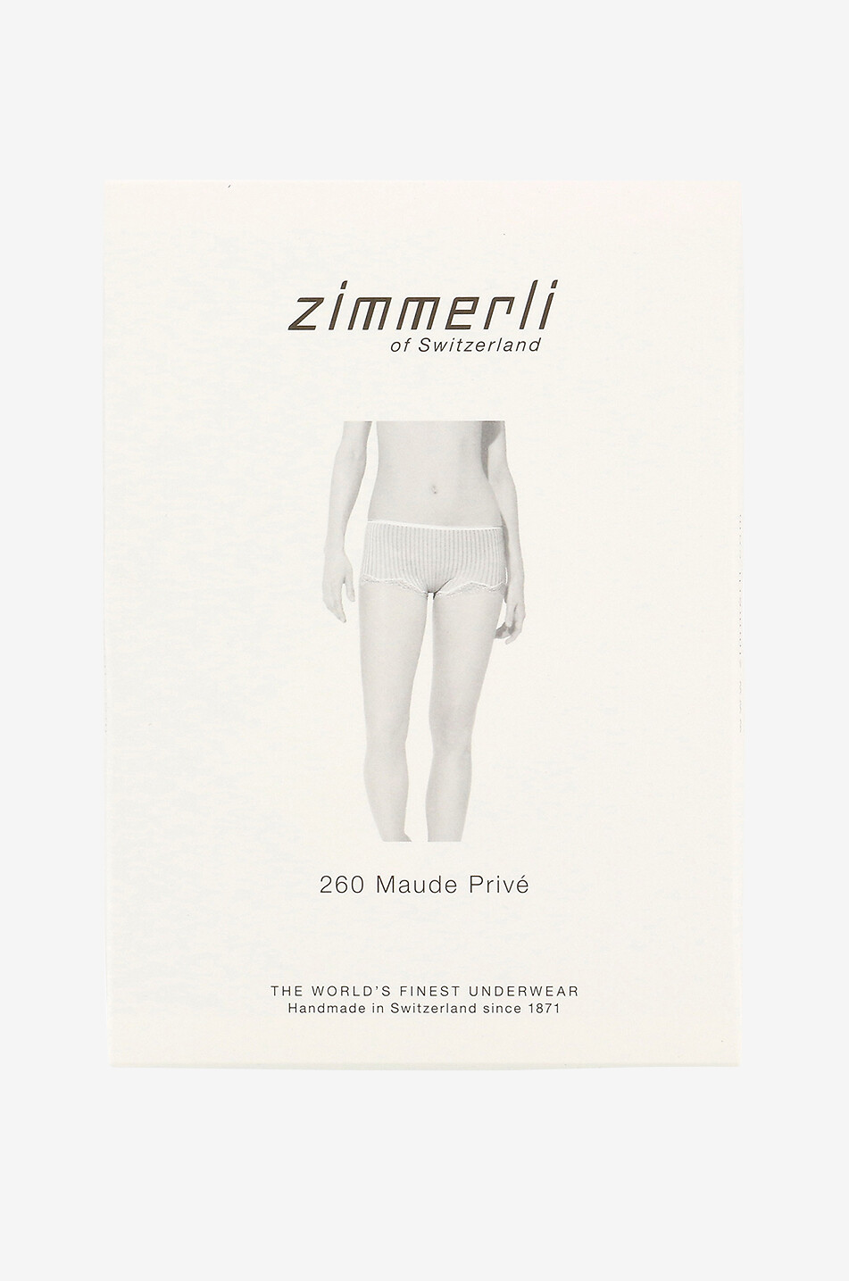 Culotte en coton et dentelle 260 Maude Privé