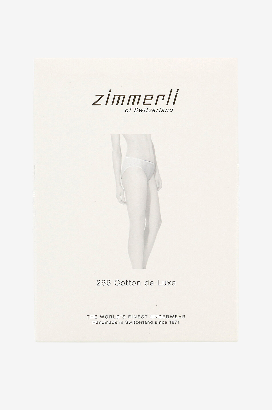 ZIMMERLI Culotte en coton 266 Cotton de Luxe Femme BLANC 1
