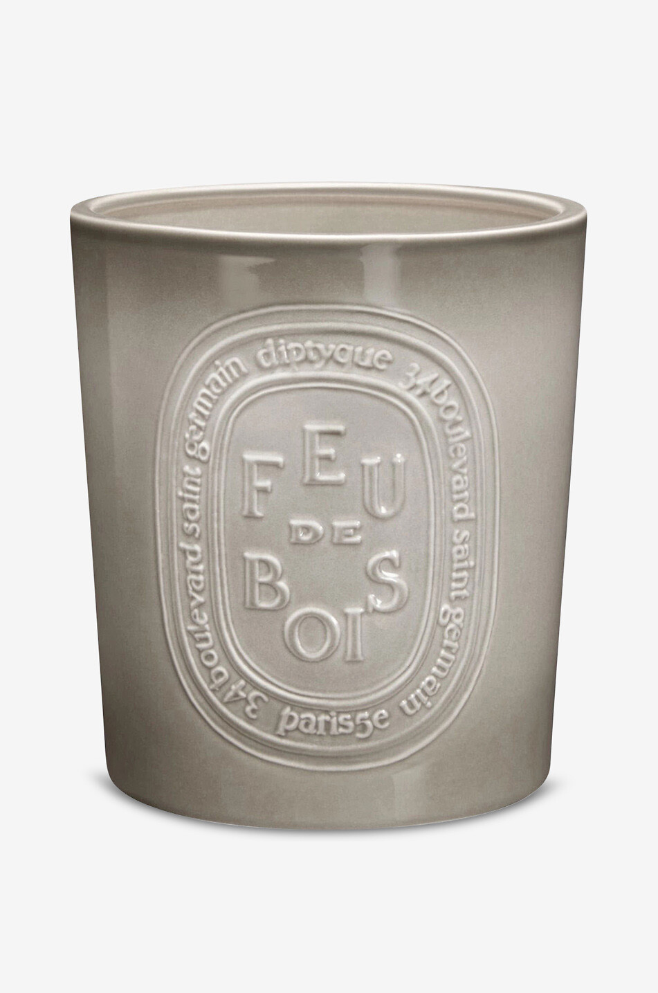 DIPTYQUE Duftkerze für innen und aussen Feu de Bois - 1500 g Haus WEISS 1