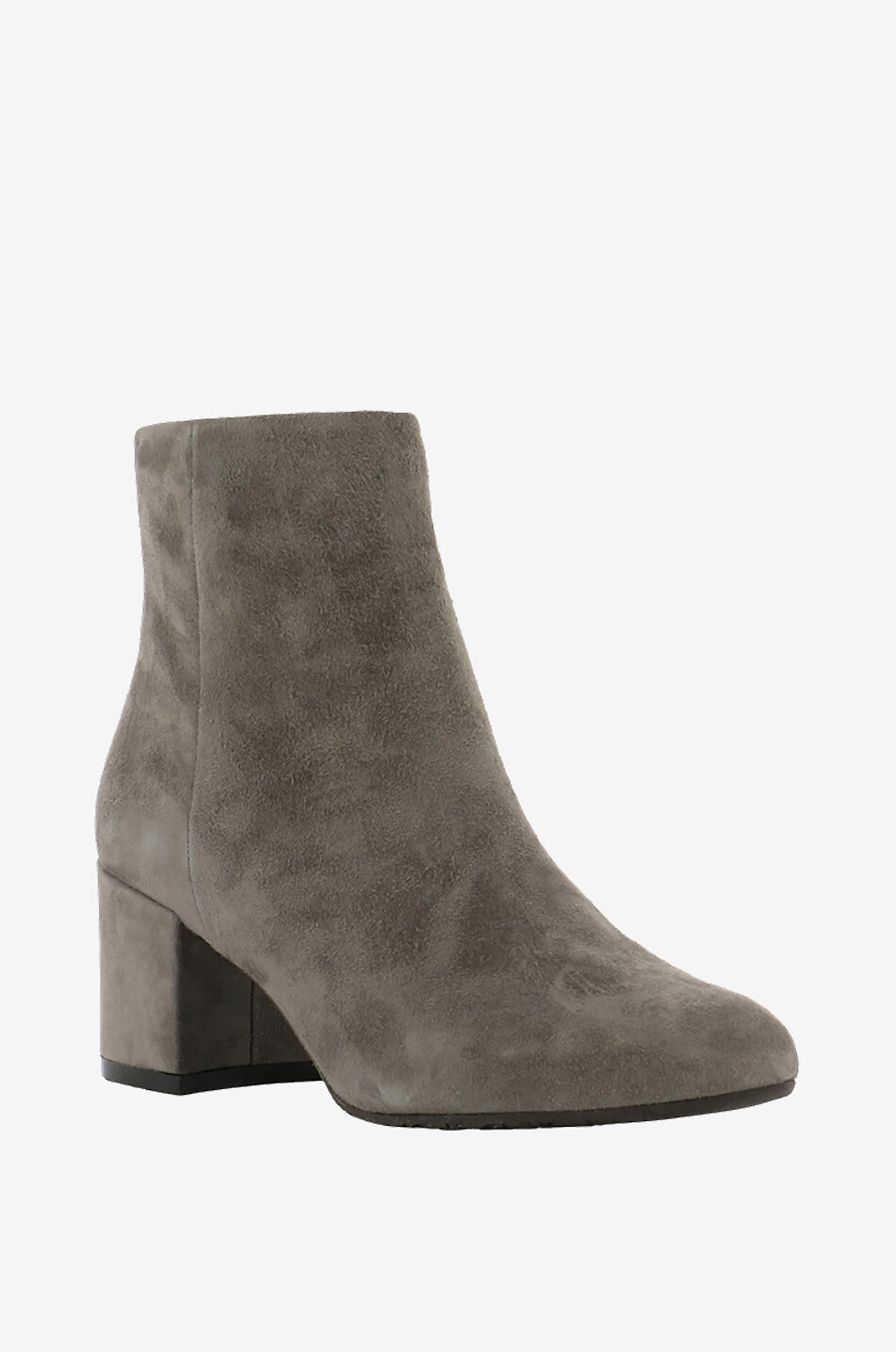 BONGENIE Stiefeletten aus Wildleder mit Absatz Damen GRAU 1