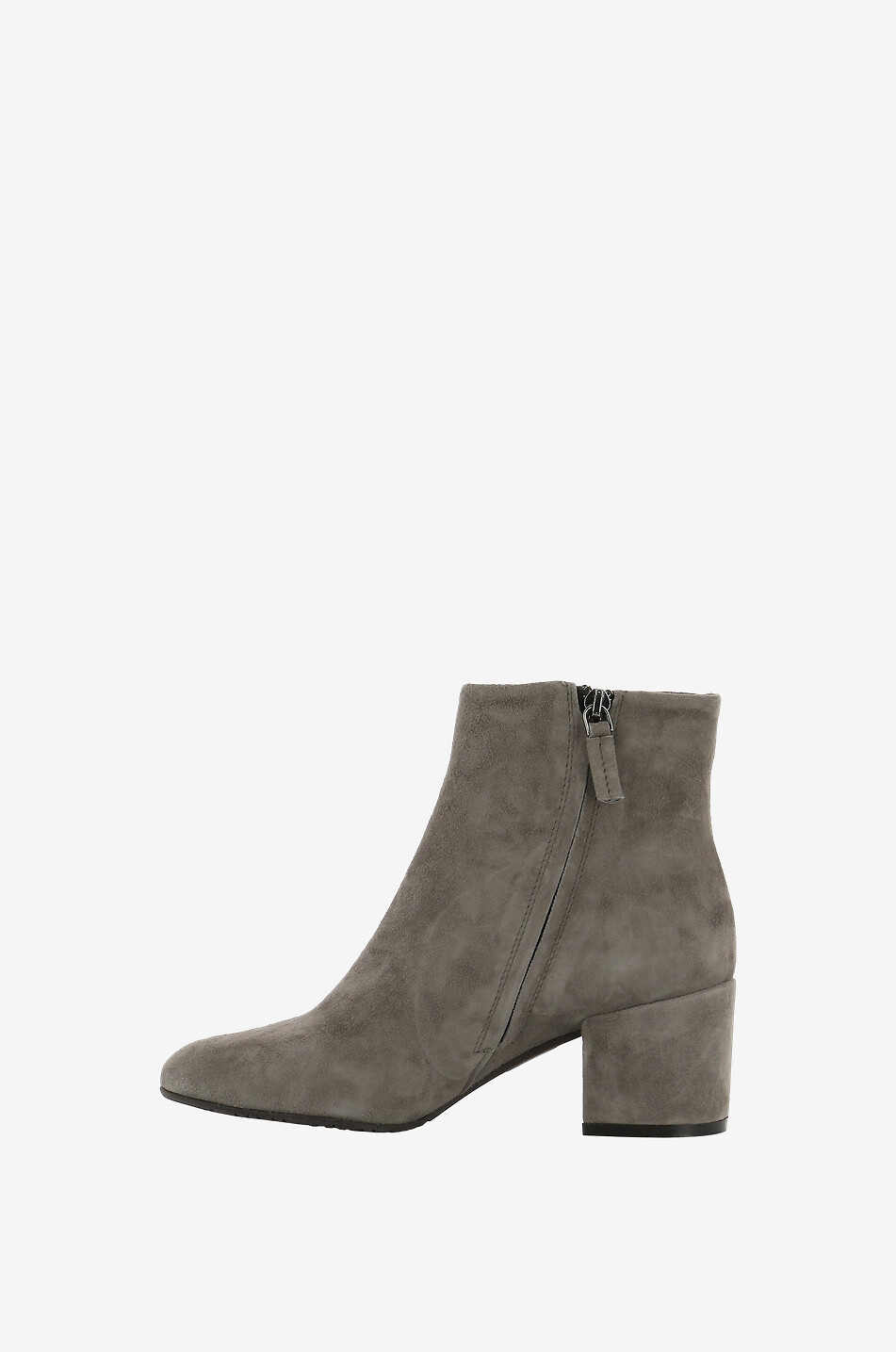 BONGENIE Stiefeletten aus Wildleder mit Absatz Damen GRAU 3