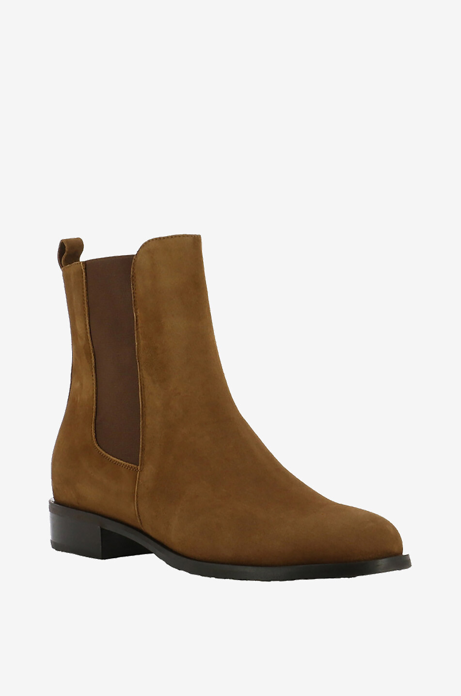 Flache Stiefeletten aus Wildleder