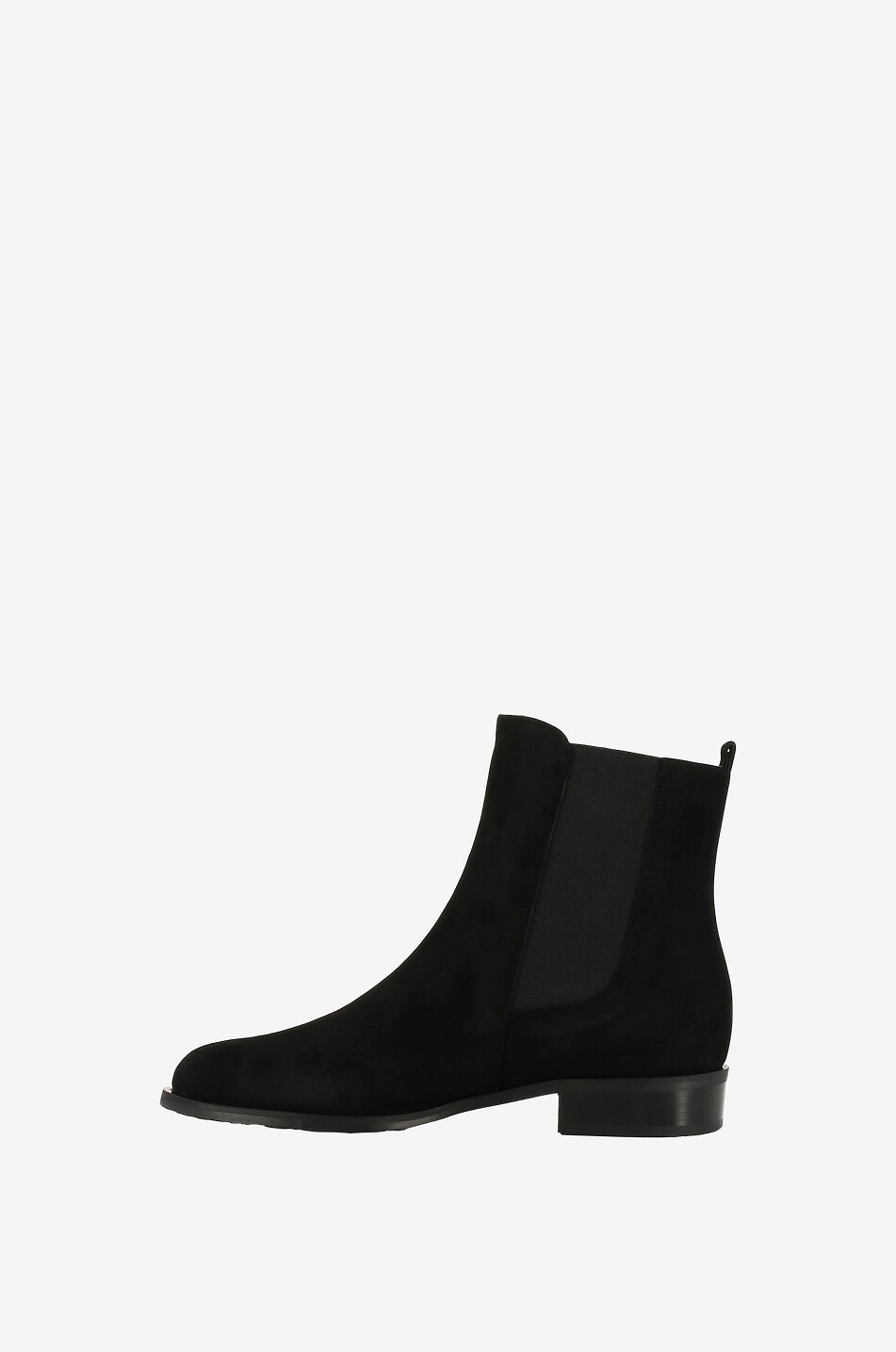 Bottines plates en daim