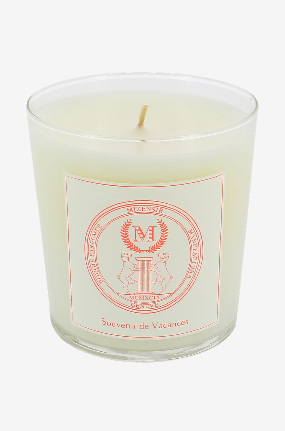 MIZENSIR Bougie parfumée Souvenir de Vacances Maison BLANC 1