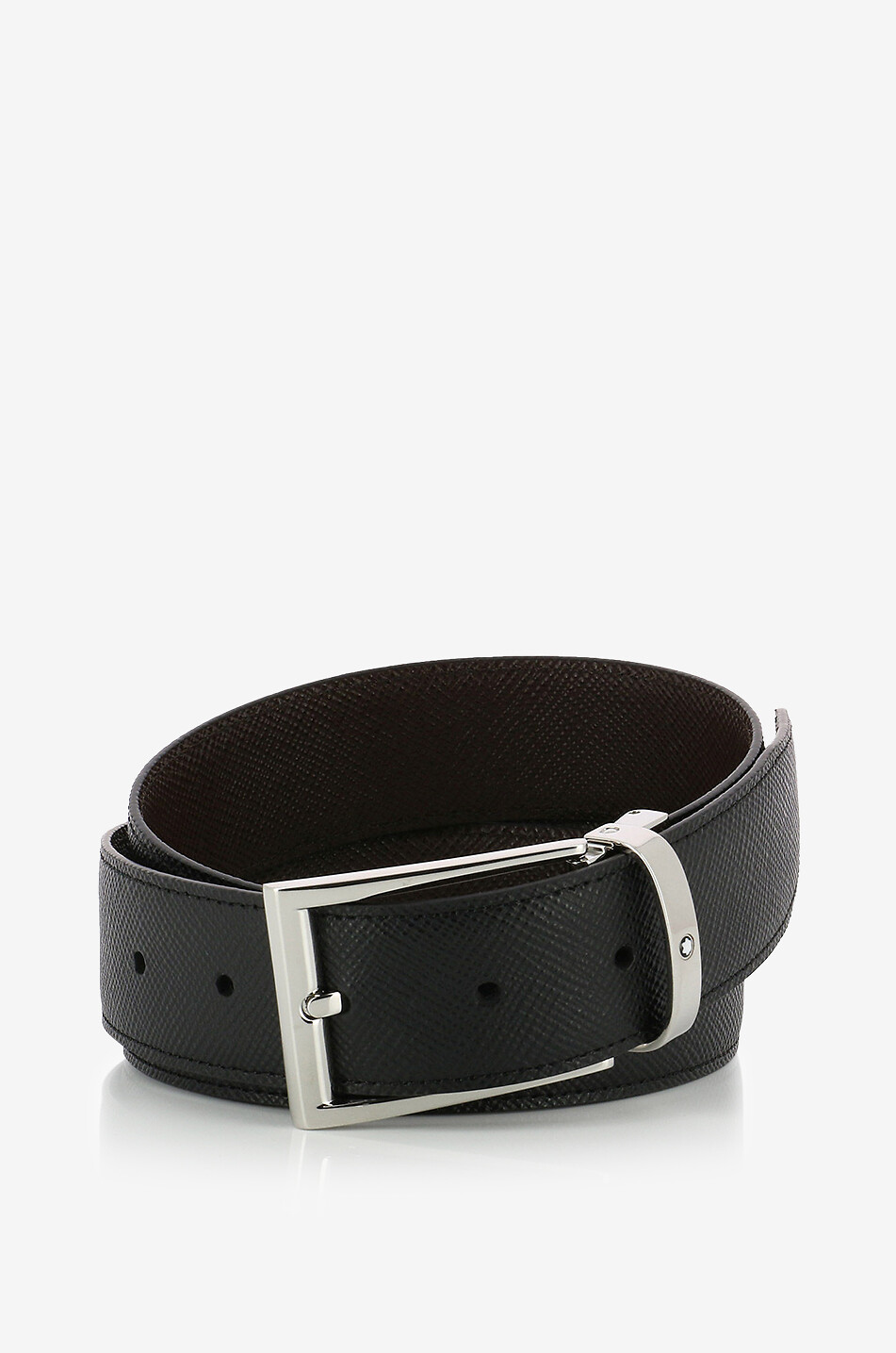 MONTBLANC Gürtel aus Saffianoleder Herren Farblos 1