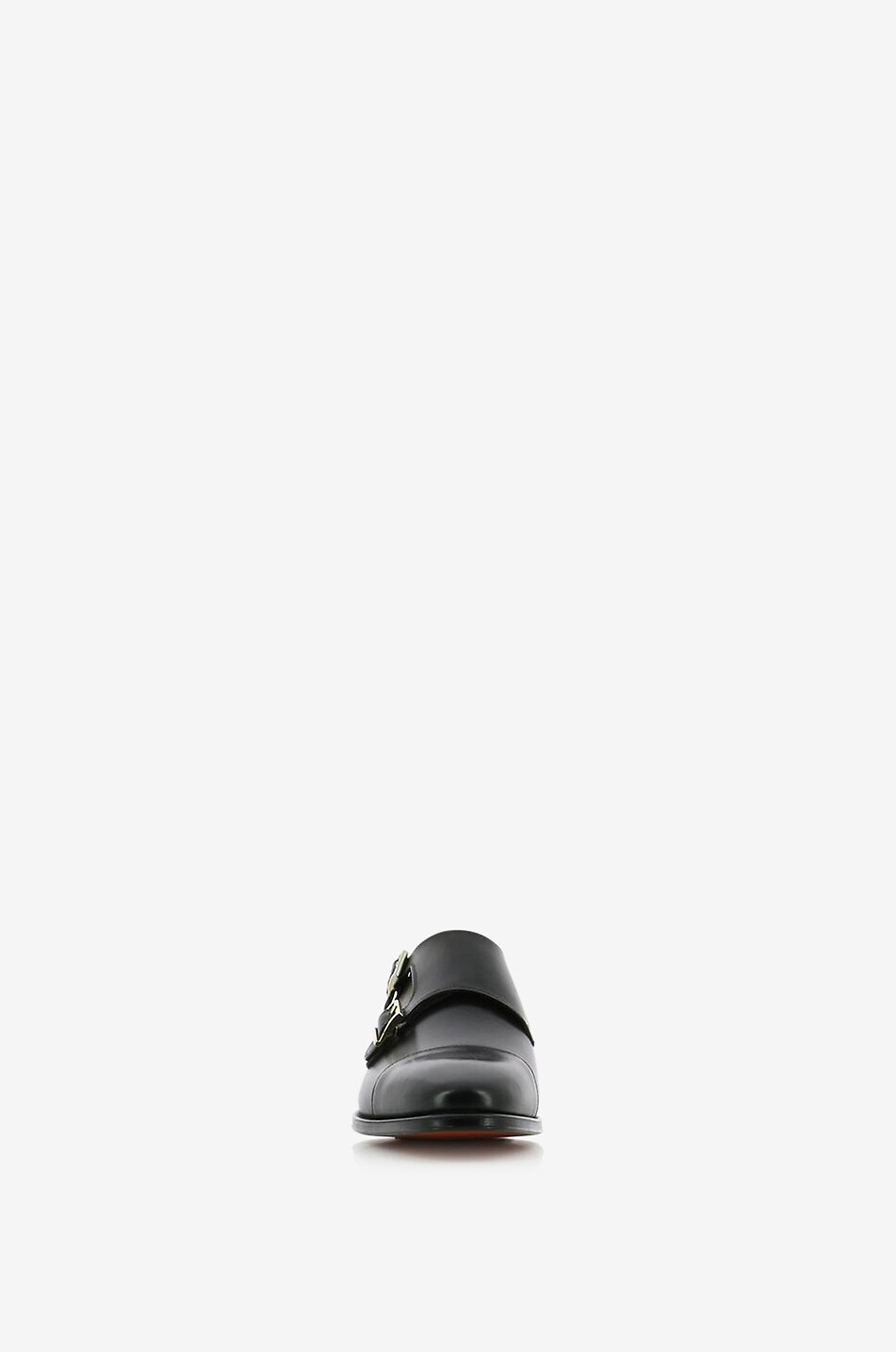 SANTONI Halbschuhe mit Doppelschnalle aus Leder Herren SCHWARZ 2