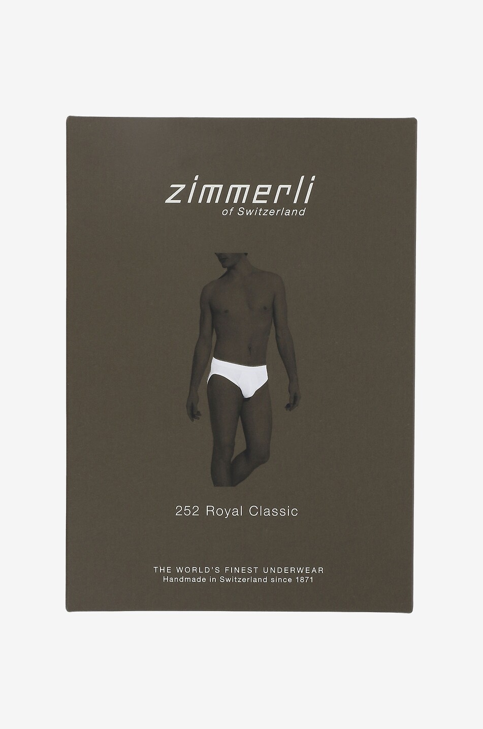 ZIMMERLI Unterhose aus Baumwolle 252 Royal Classic Herren WEISS 1