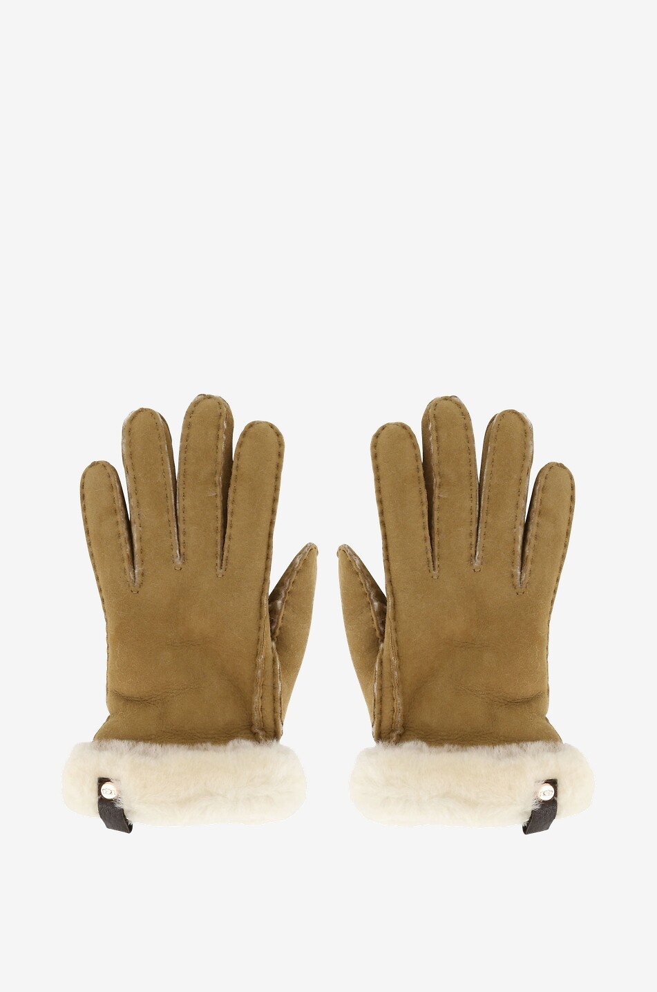 UGG Handschuhe aus Schafspelz im Wildleder-Look Shorty Damen KAMELFARBEN 1