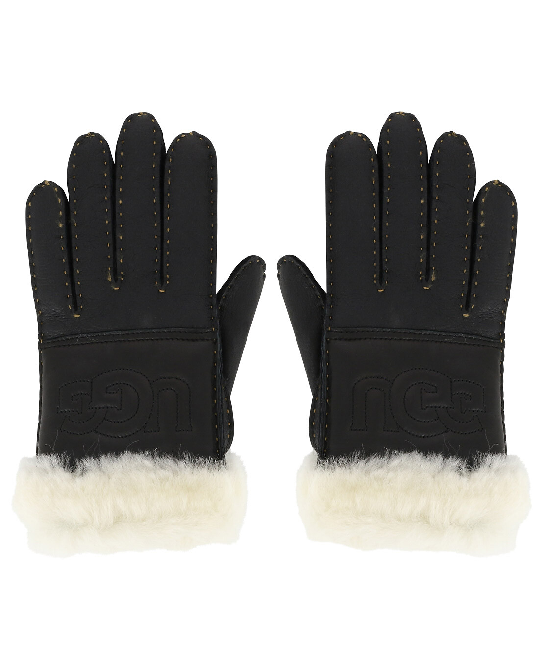 Handschuhe aus Schafsleder und -fell Logo Glove