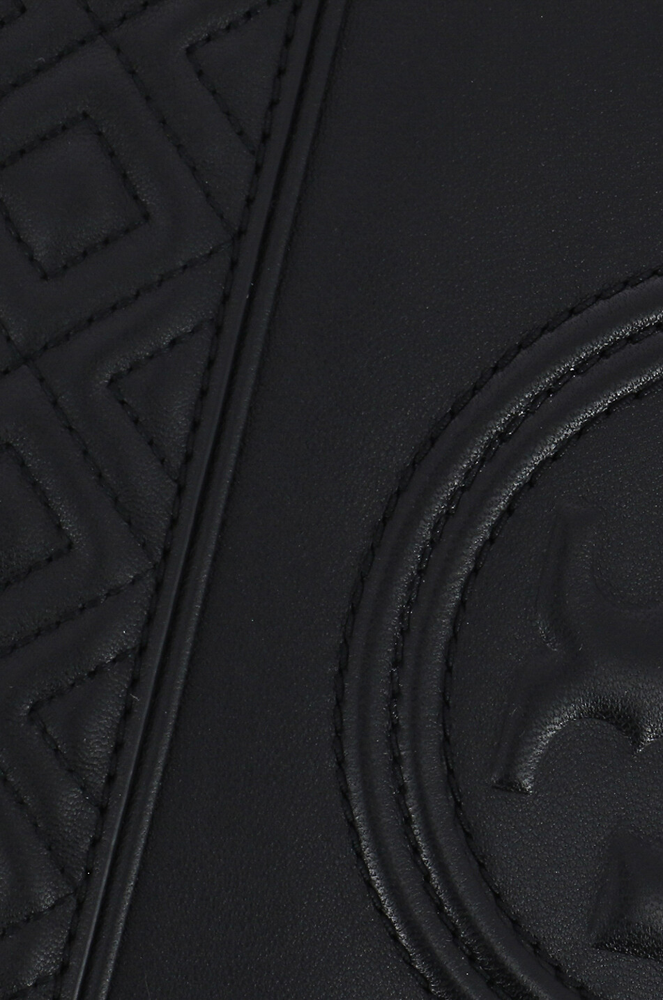 TORY BURCH Fleming quilted tote bag Women BLACK 3