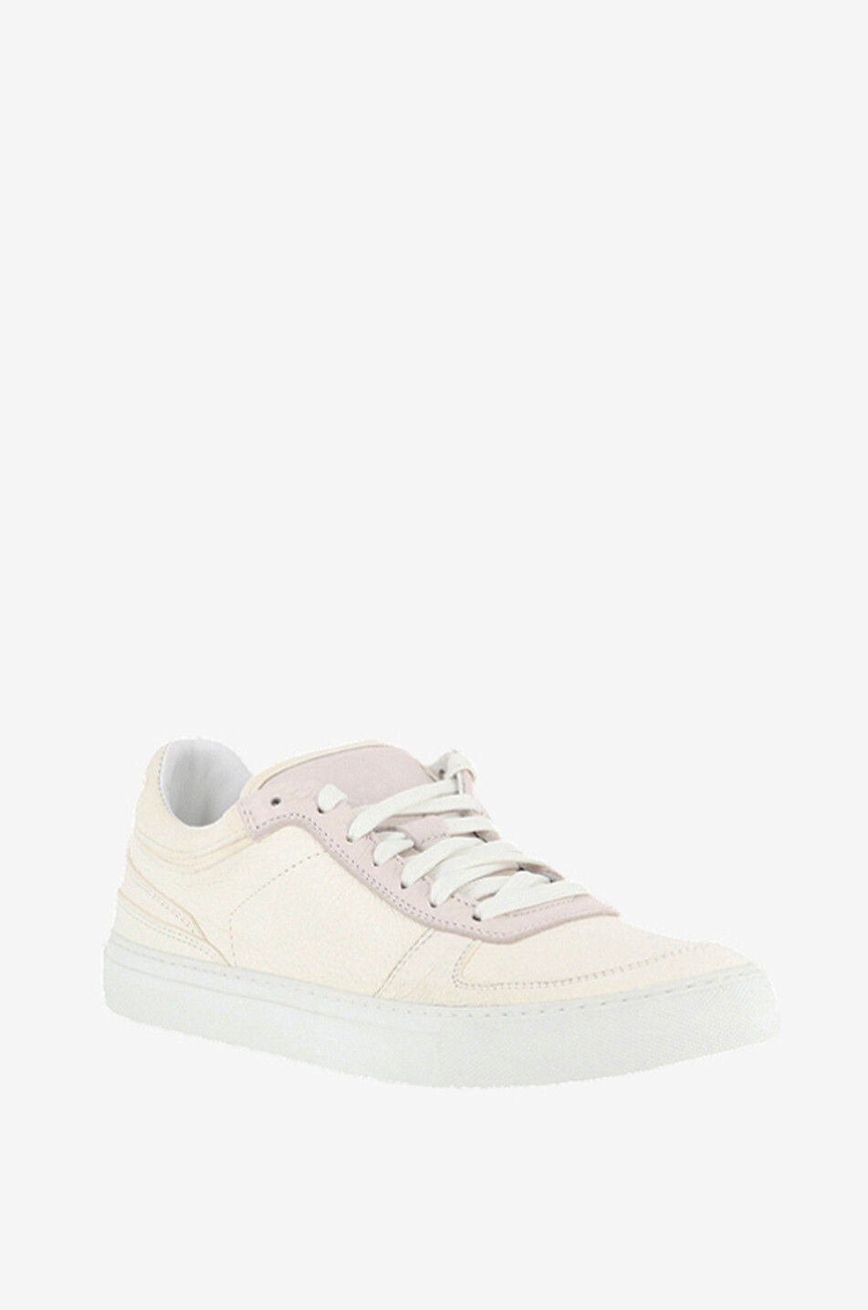 Grained leather sneakers