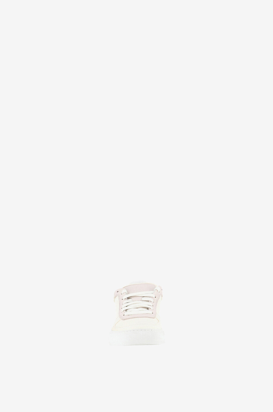 STONE ISLAND Grained leather sneakers Men EGGSHELL 2