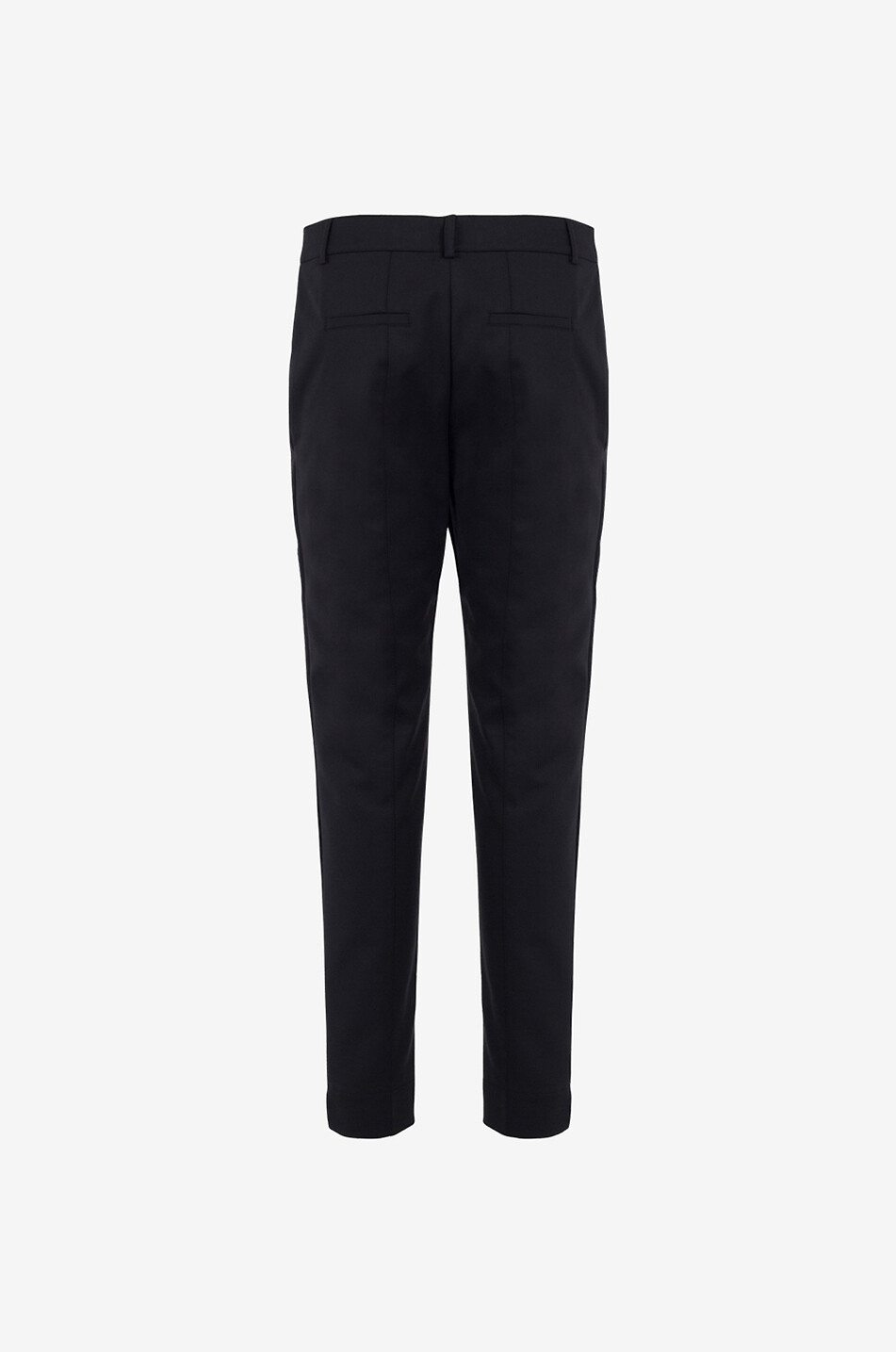 AKRIS PUNTO Fabia slim fitting cotton blend trousers Women BLACK 2