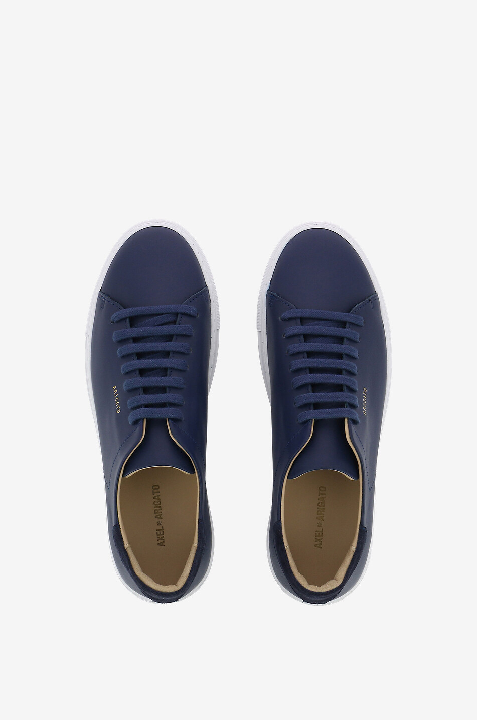 AXEL ARIGATO Baskets en cuir et daim Clean 90 Homme BLEU FONCE 5