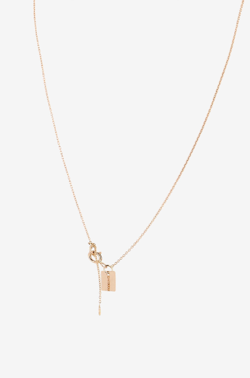 GINETTE NY Collier en or rose et turquoise Maria Mini Boulier Femme ROSE 2