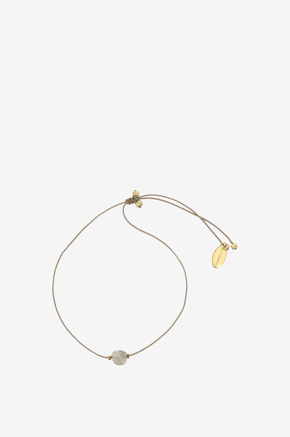 Labradorite cord bracelet