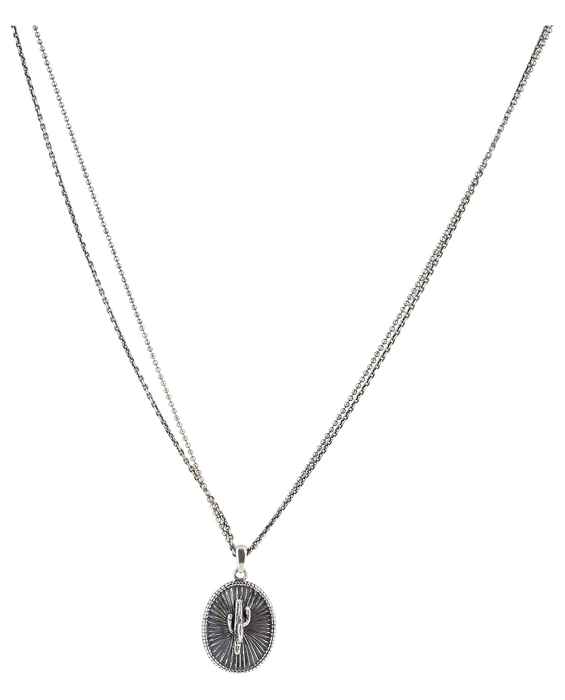 Halskette mit Kaktus-Medaillon Lenny Bright