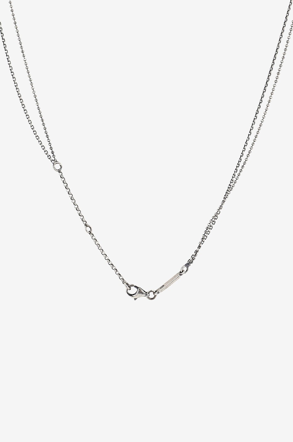DASQUE Collier avec pendentif médaillon cactus Lenny Bright Homme ARGENT 2