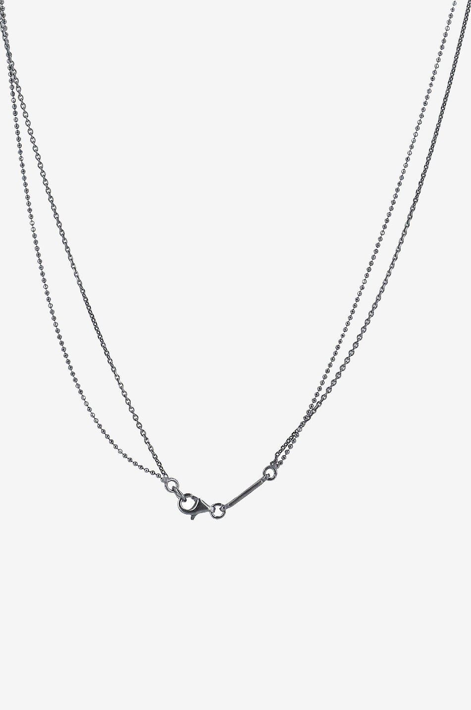 DASQUE Chayan silver necklace with feather Men SILVER 2