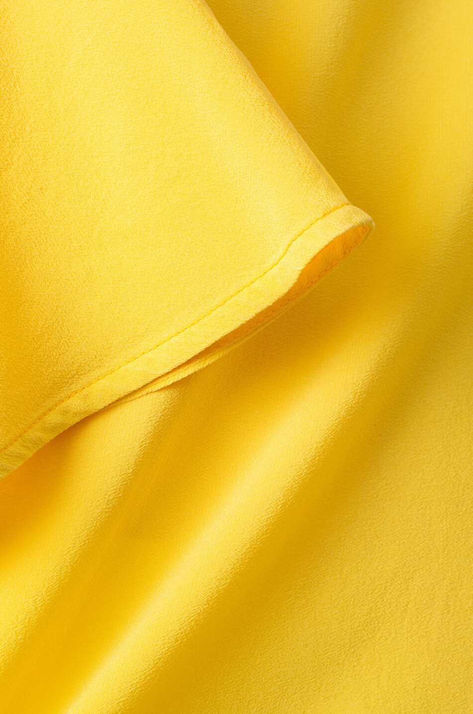 THE SHIRT A-line silk dress with boat collar Women YELLOW 3