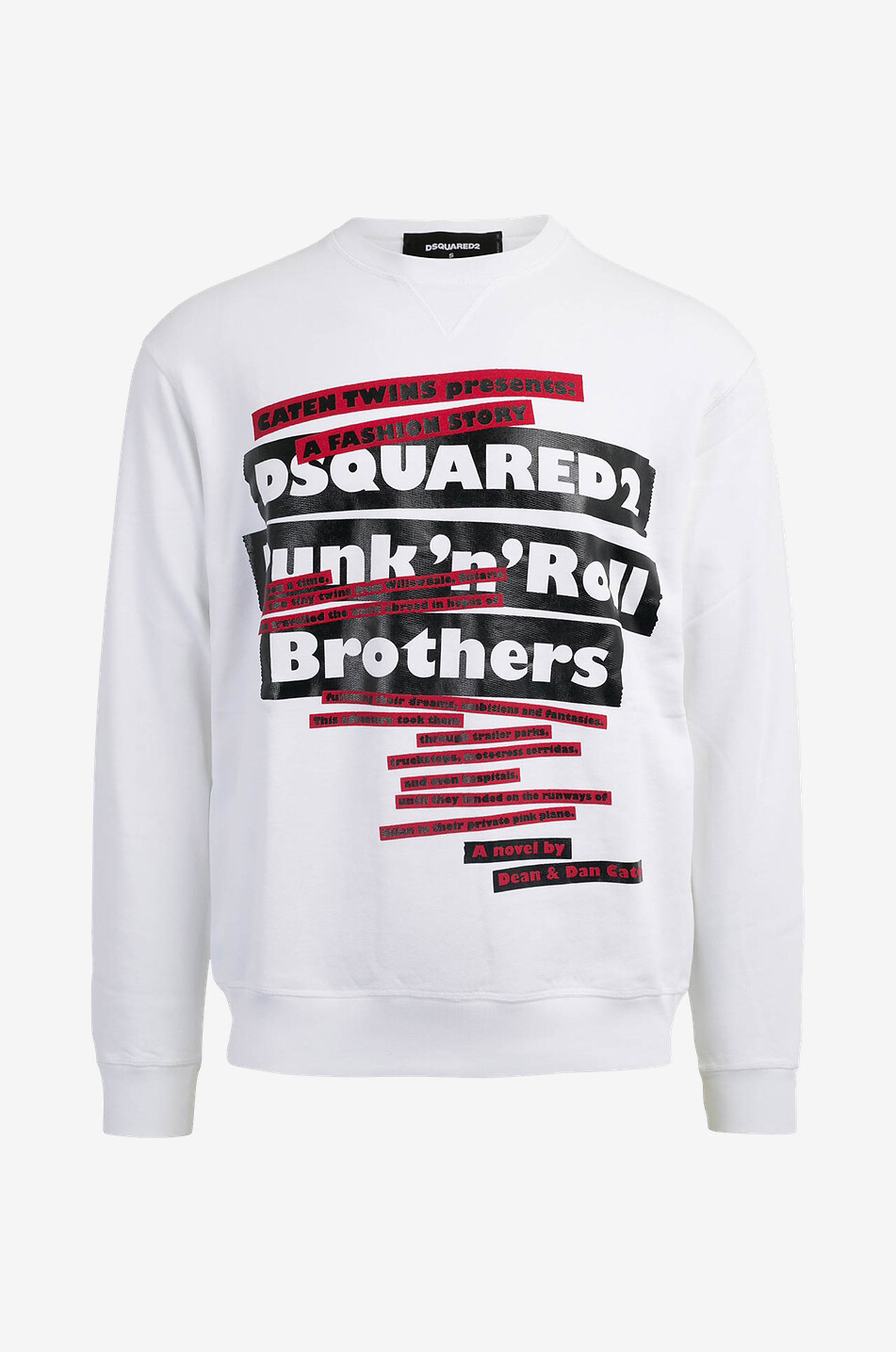 Sweat-shirt en coton imprimé