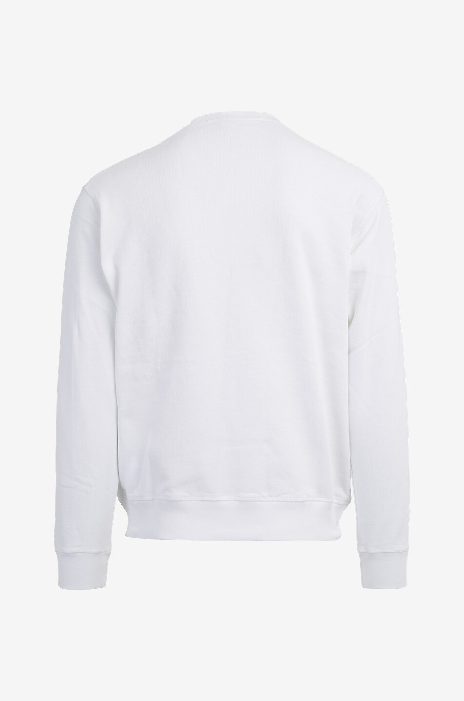 DSQUARED2 Sweat-shirt en coton imprimé Homme BLANC 2