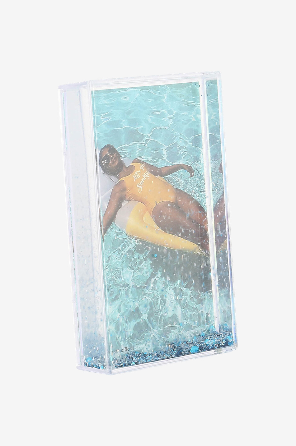 SUNNYLIFE Rechteckiger Bilderrahmen Glitter Frame Shell Haus BLAU 2