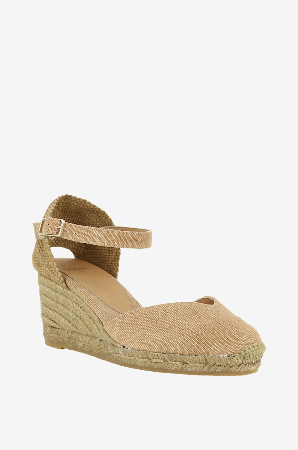 Espadrilles compensées en toile délavée Chiarita 50