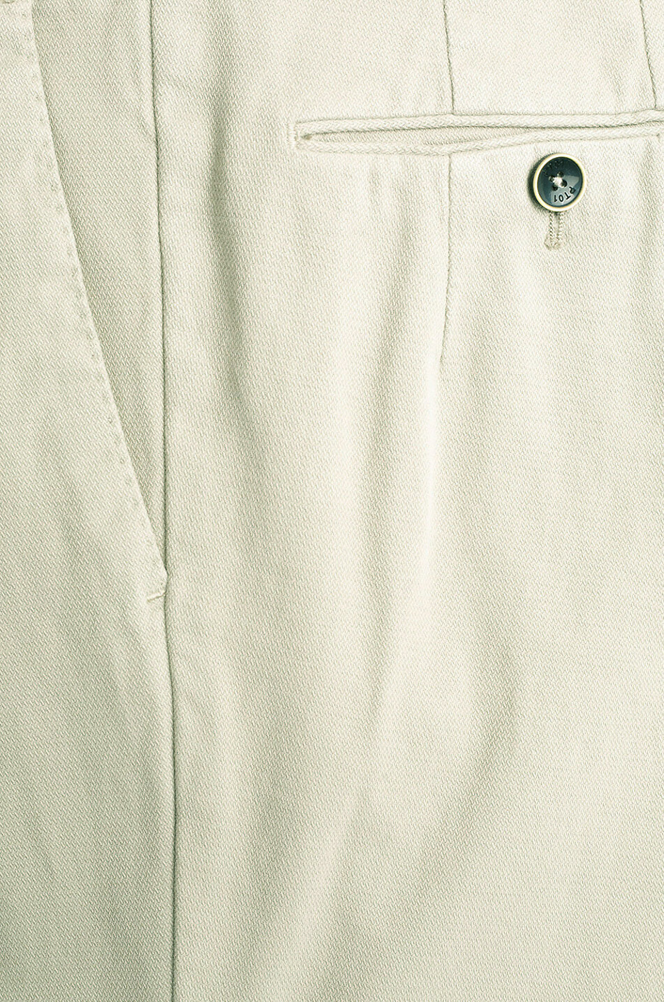 PT01 Pantalon texturé en coton Lower East Side Hepcat Homme Beige moyen 3