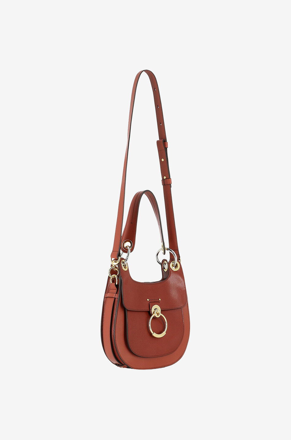 Tess grained leather shoulder bag