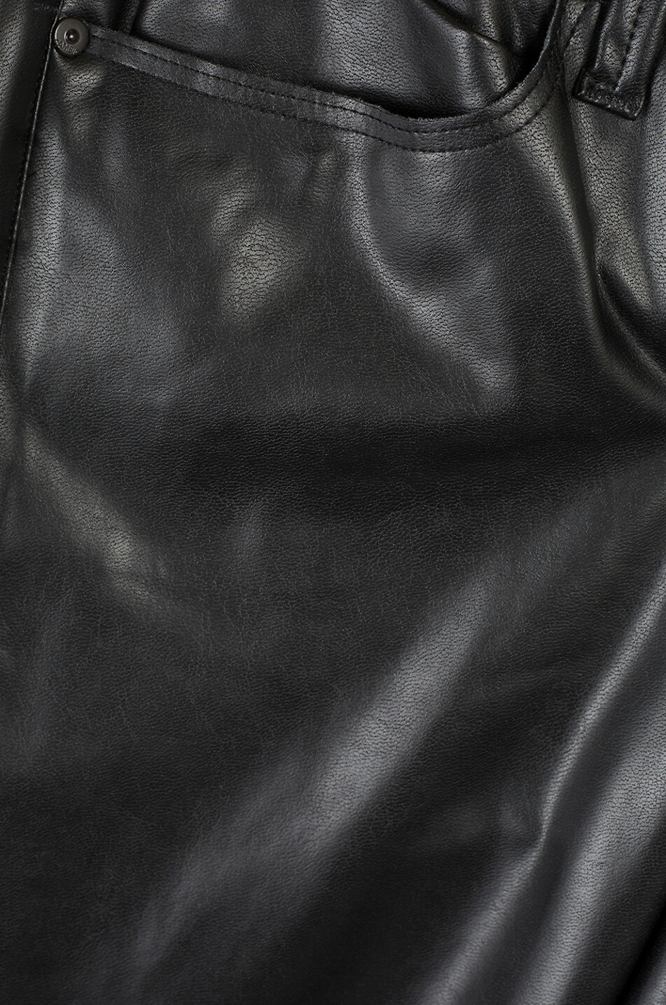 CAMBIO Ray 5-Pocket faux leather leggings Women BLACK 3