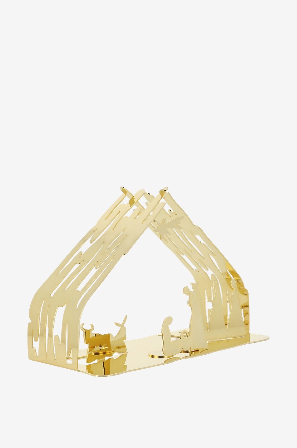 Bark Crib golden Christmas crib