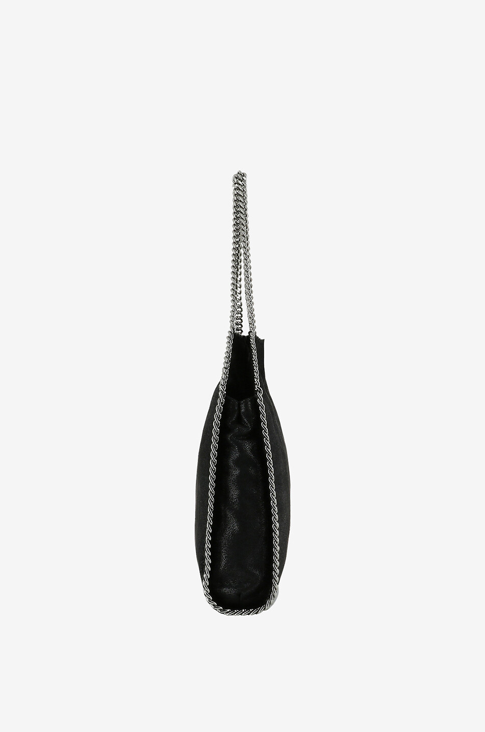 STELLA McCARTNEY Sac cabas en daim synthétique Falabella Shaggy Deer Small Femme NOIR 4