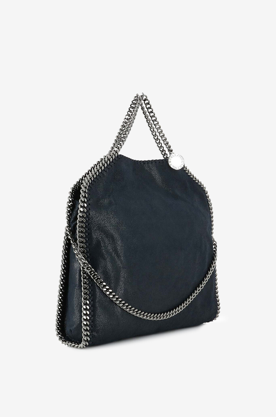 STELLA McCARTNEY Falabella Shaggy Deer faux suede tote bag Women DARK BLUE 2