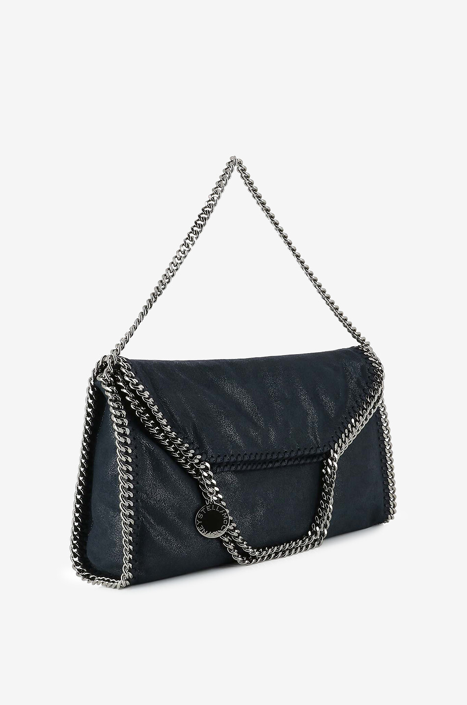 STELLA McCARTNEY Falabella Shaggy Deer faux suede tote bag Women DARK BLUE 6