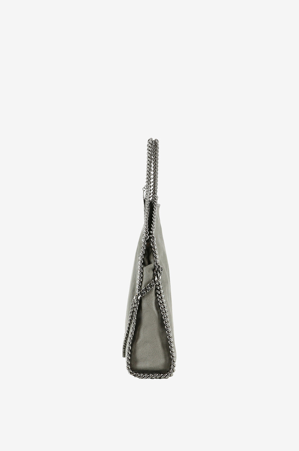 STELLA McCARTNEY Falabella Shaggy Deer faux suede tote bag Women LIGHT GREY 4