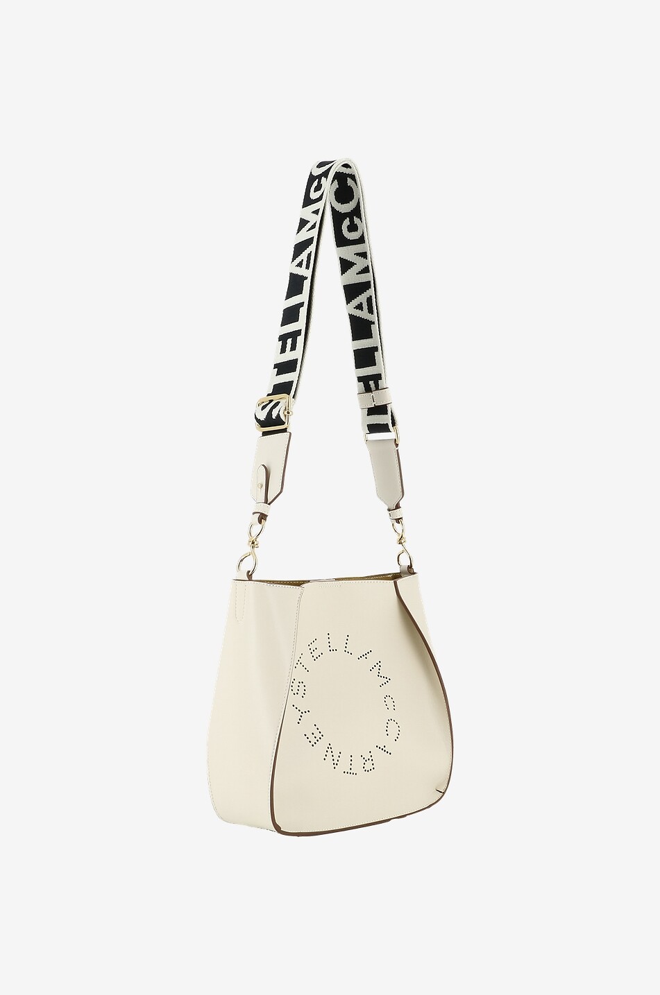 STELLA McCARTNEY Stella Logo Mini faux leather cross body bag Women WHITE 2