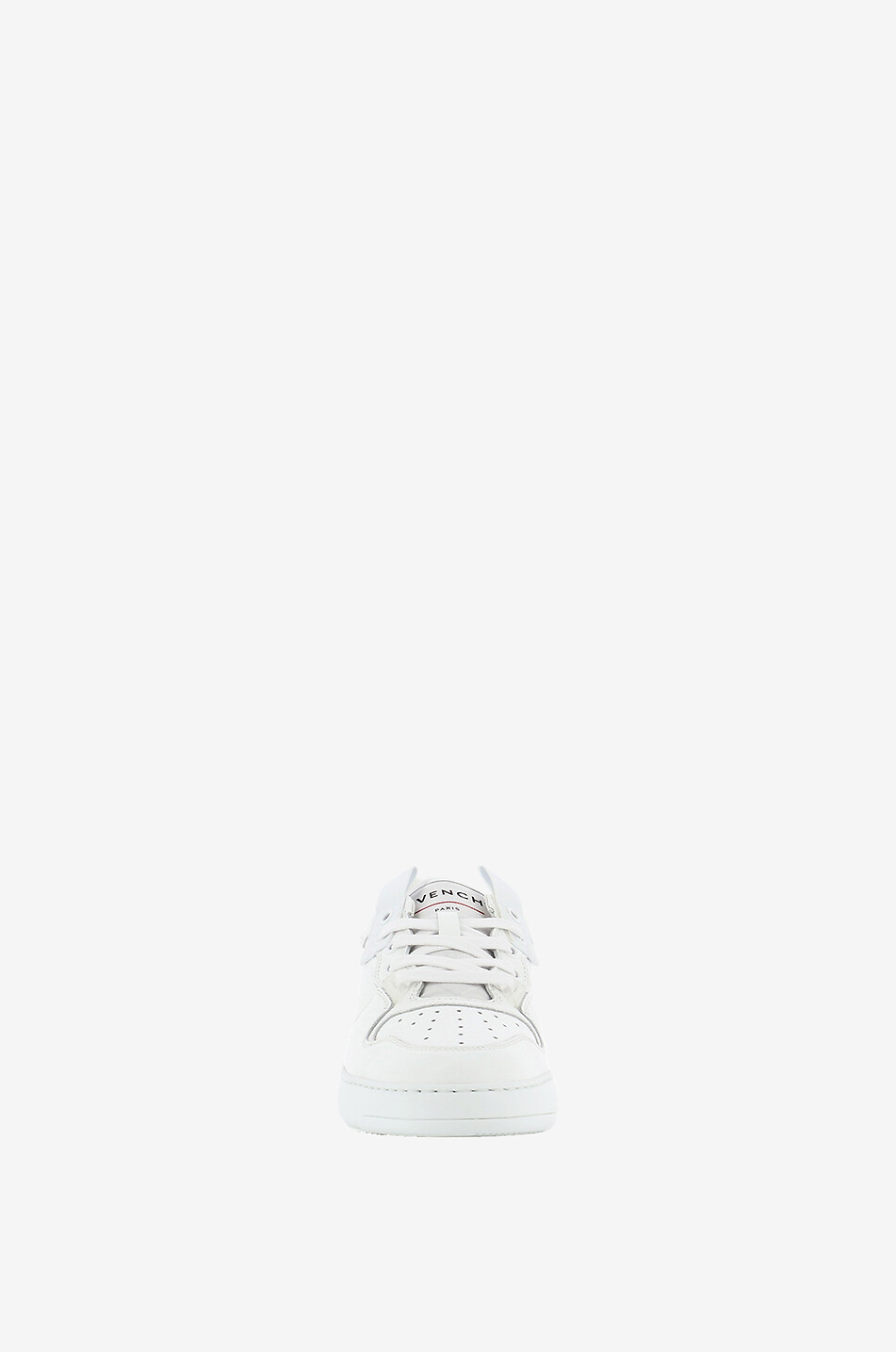 GIVENCHY Wing perforated grained leather sneakers Women WHITE 2
