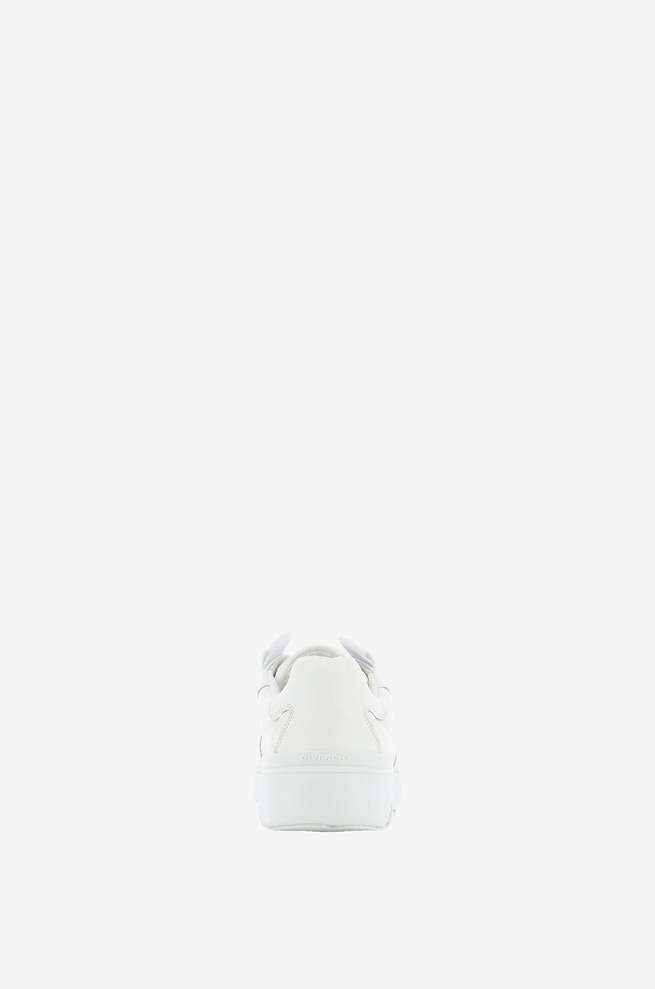 GIVENCHY Wing perforated grained leather sneakers Women WHITE 4
